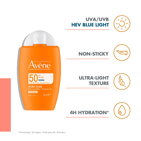 Avene Ultra Fluid Invisible SPF50 50ml