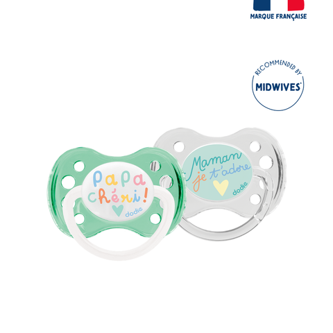 Soother 0-6 Months Duo Dear Mummy Daddy  A31