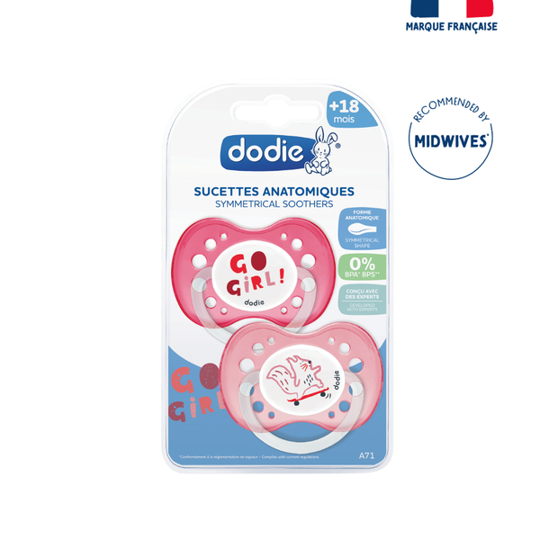Soother +18 Months Duo Funny Animals Girl A71