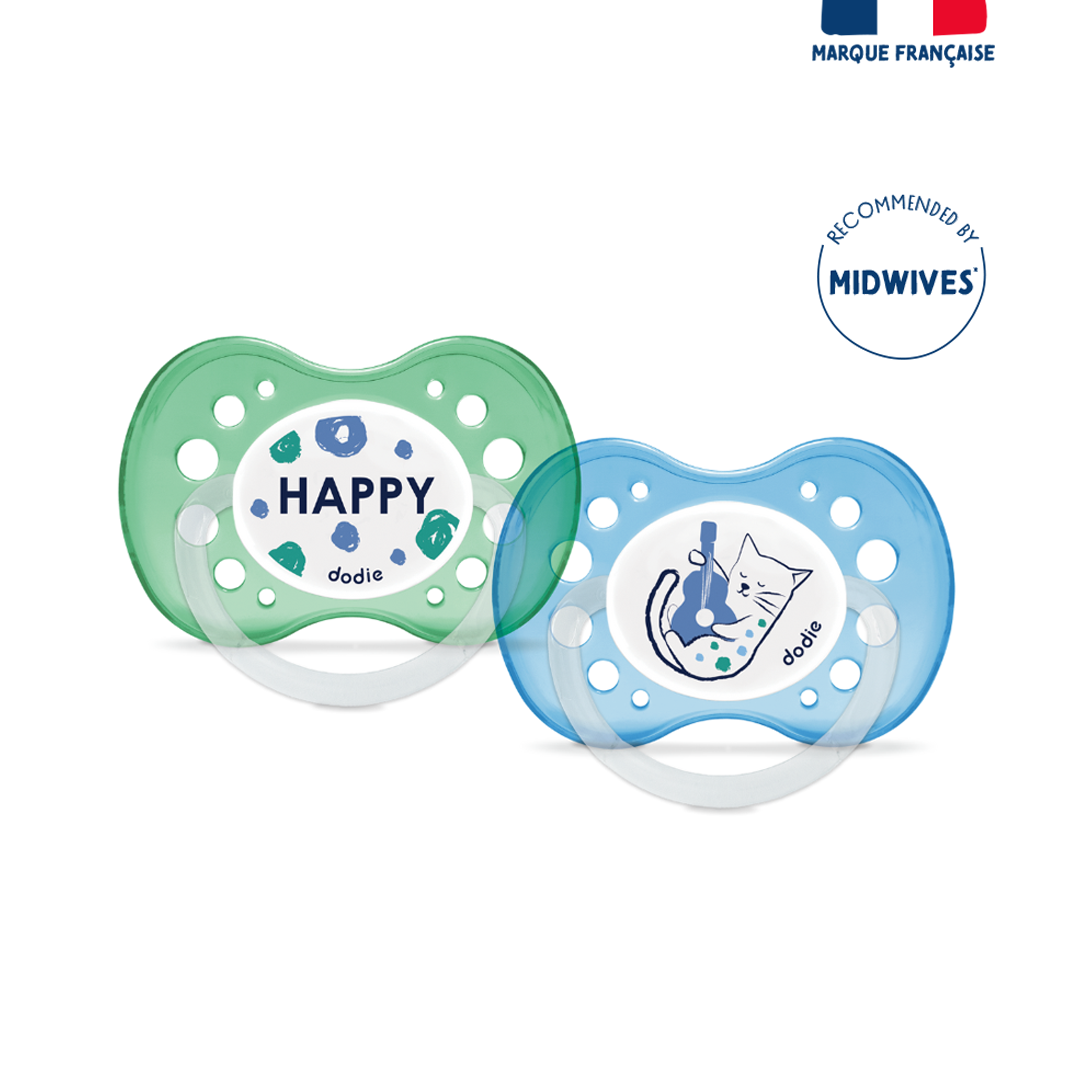 Soother +18 Months Duo Funny Animals Boy A89