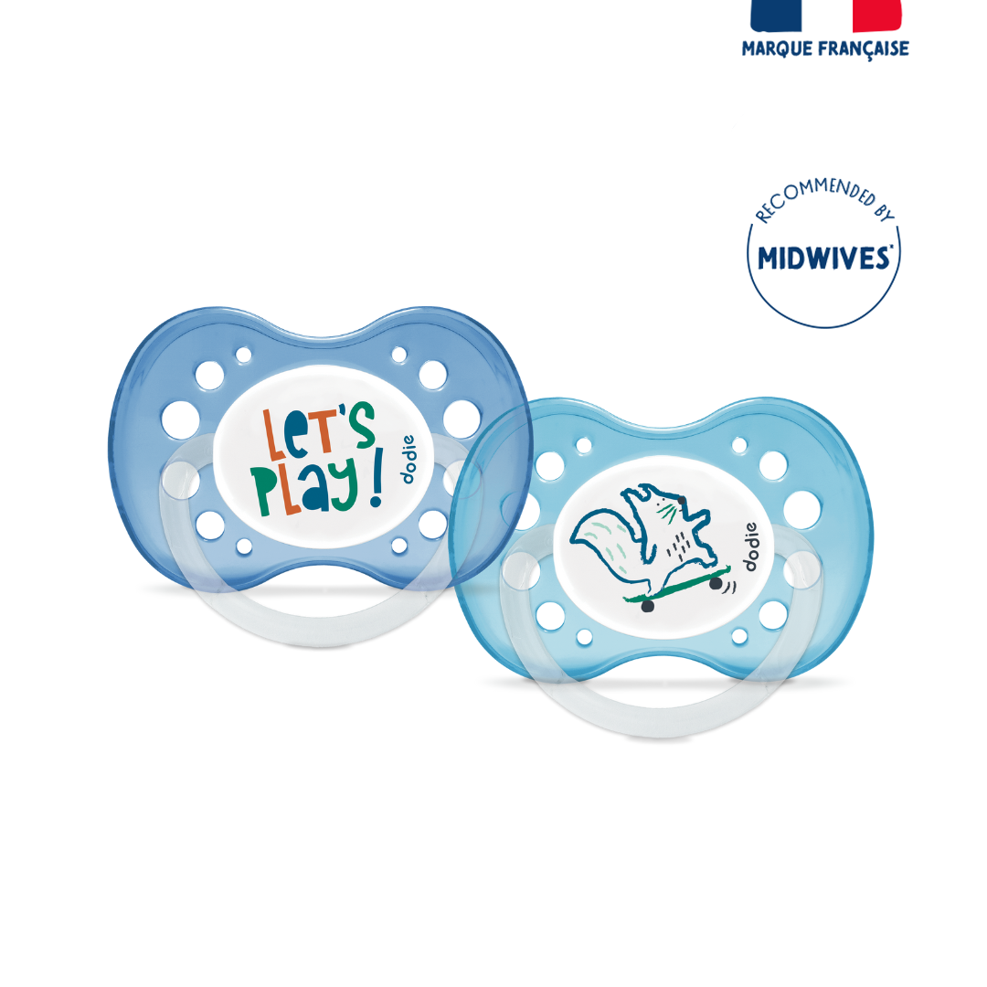 Soother +18 Months Duo Funny Animals Boy A89