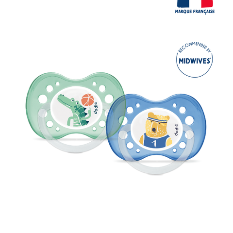 Soother +18 Months Duo Funny Animals Boy A89