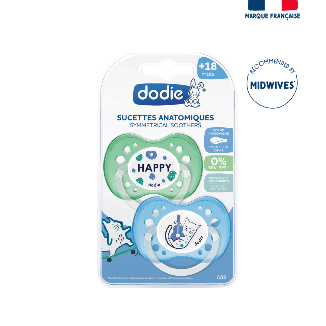 Soother +18 Months Duo Funny Animals Boy A89