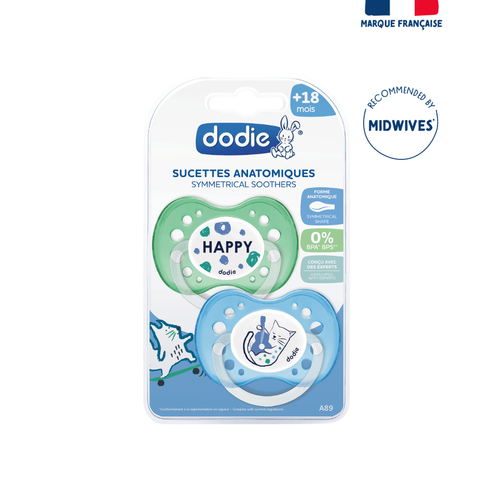 Soother +18 Months Duo Funny Animals Boy A89