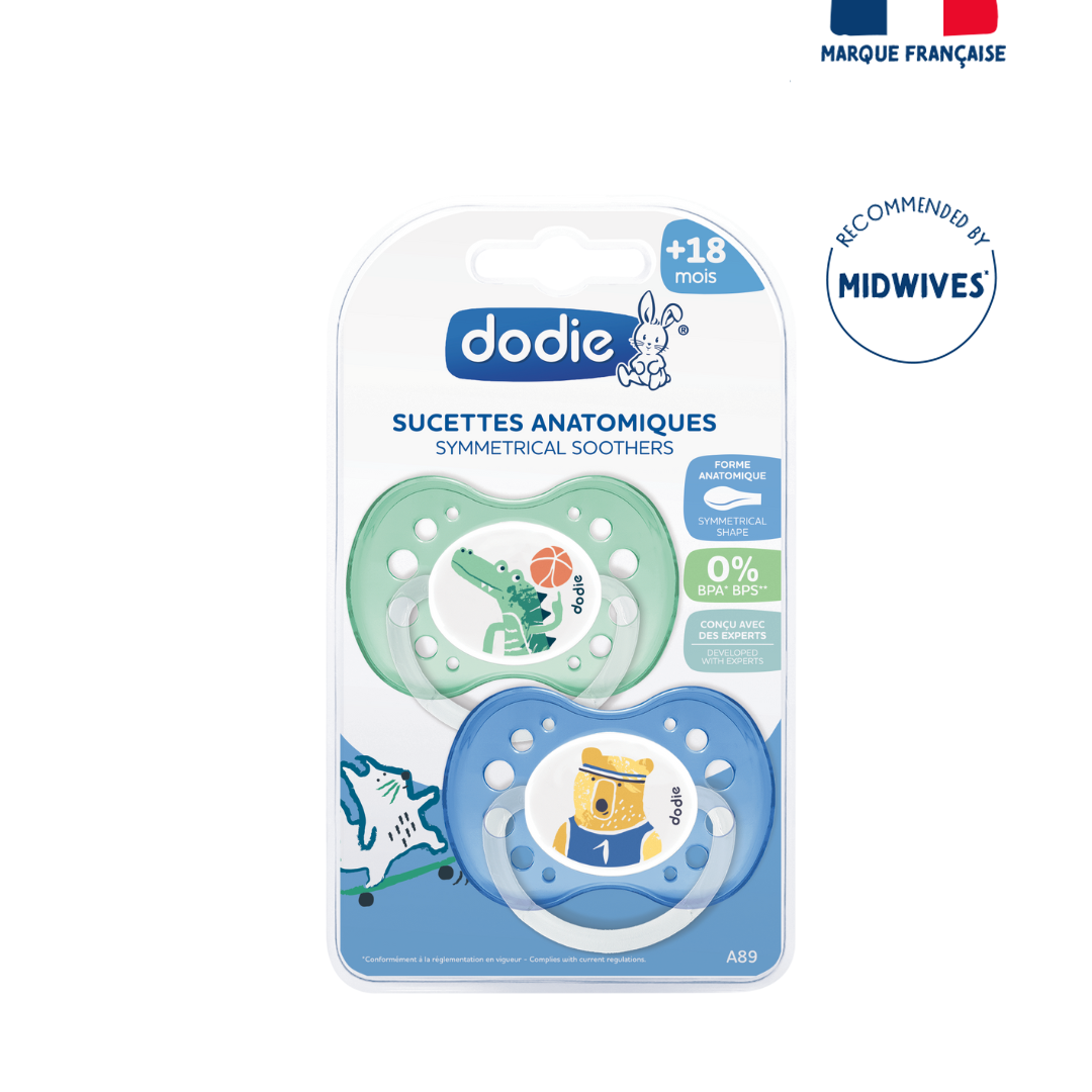 Soother +18 Months Duo Funny Animals Boy A89