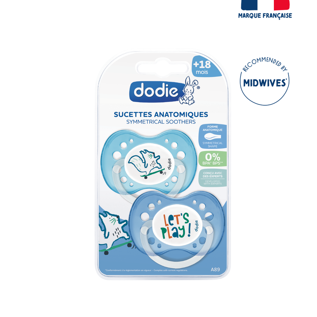 Soother +18 Months Duo Funny Animals Boy A89