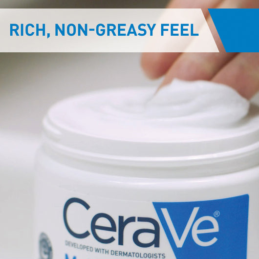 CeraVe Moisturizing Cream | 48H Body and Face Moisturizer For Dry to Very Dry Skin