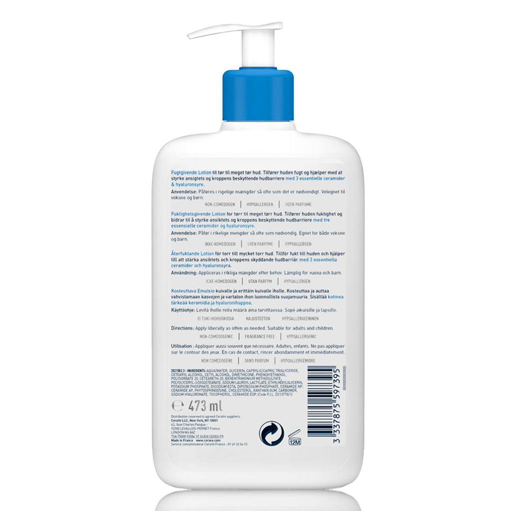 CeraVe Moisturizing Lotion | 24H Body and Face Moisturizer for Dry To Very Dry Skin