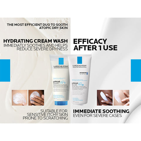 La Roche Posay , NEW Lipikar Baume AP+M Moisturising Body Balm For Dry & Eczema-Prone Skin, 200ml, ECO Tube