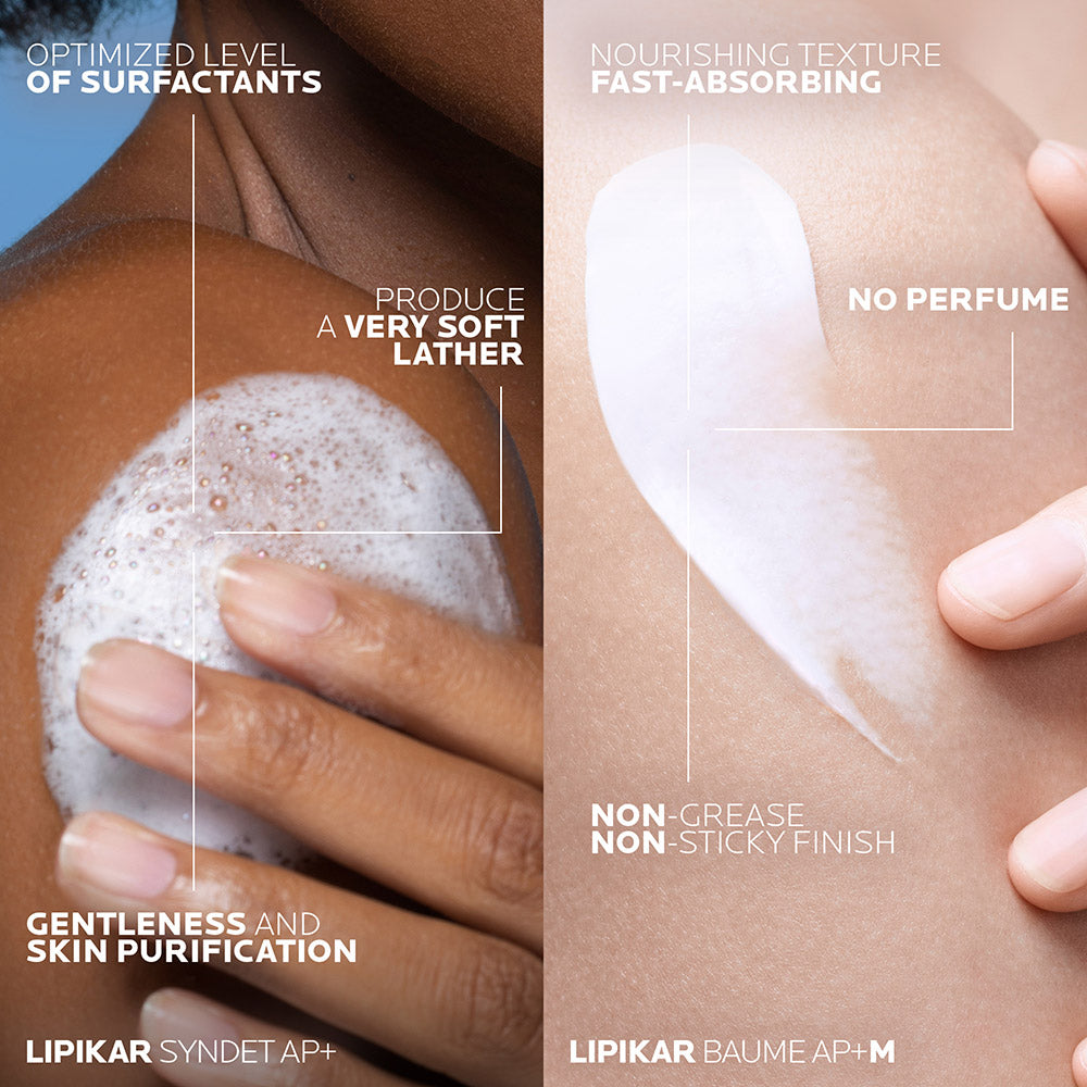 La Roche Posay , NEW Lipikar Baume AP+M Moisturising Body Balm For Dry & Eczema-Prone Skin, 200ml, ECO Tube