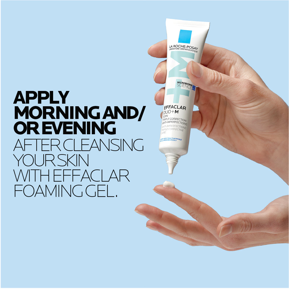 La Roche-Posay Effaclar Duo+M Acne Treatment Cream For Oily, Sensitive and Acne-Prone Skin; Corrects Blackheads, Blemishes, and Post-Acne Marks Skincare Spot Treatment 40ML