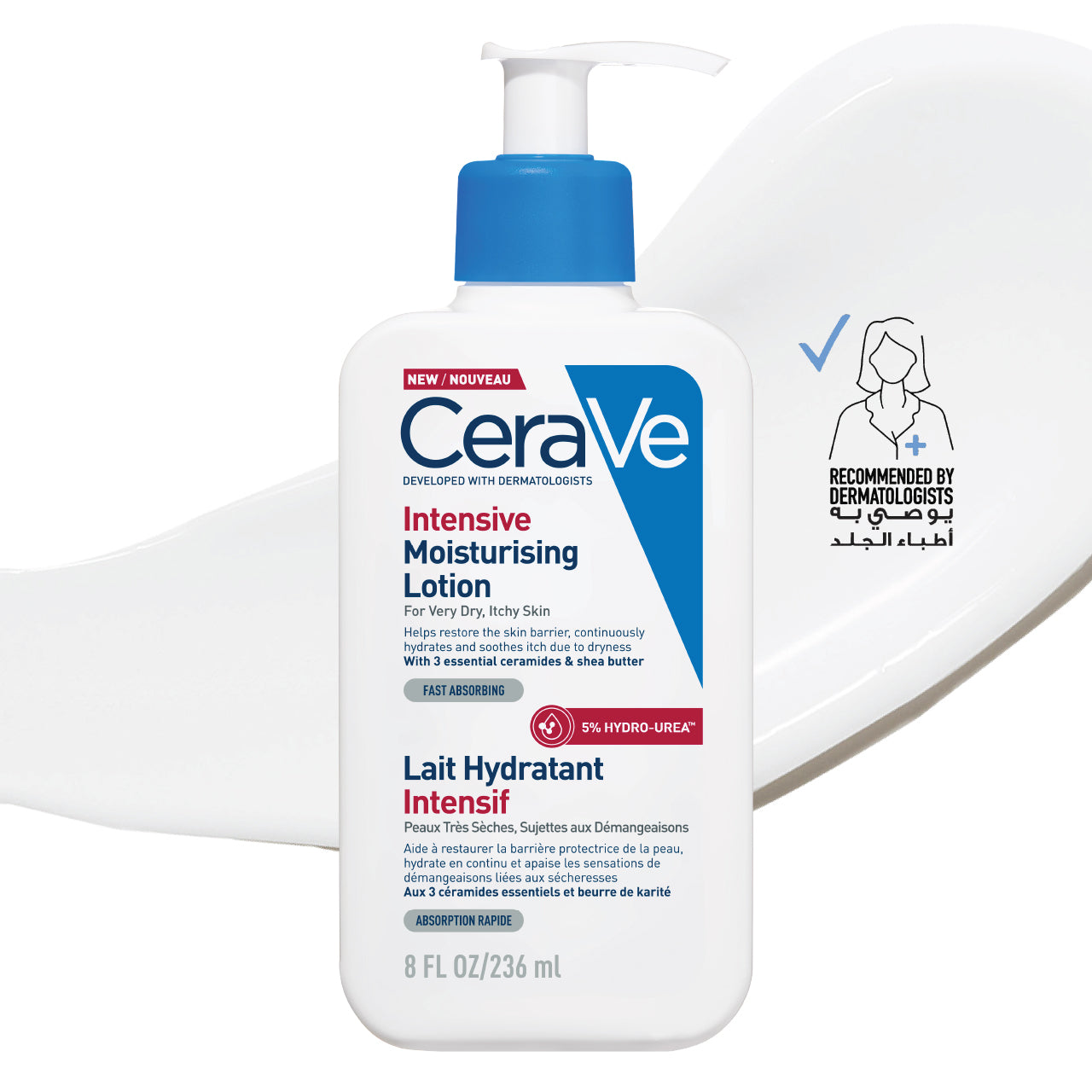 CeraVe Intensive Moisturising Lotion for Very Dry, Itchy Skin 236ml