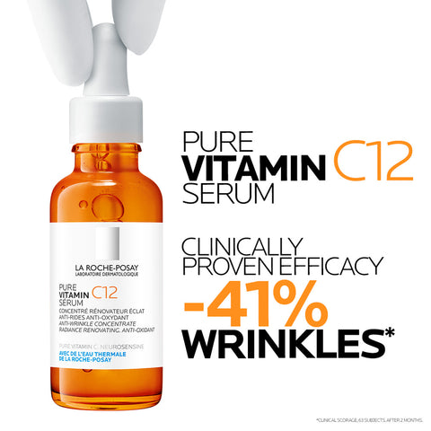 La Roche Posay 12% Pure Vitamin C12 Anti-Aging Face Serum For All Skin Types 30ml