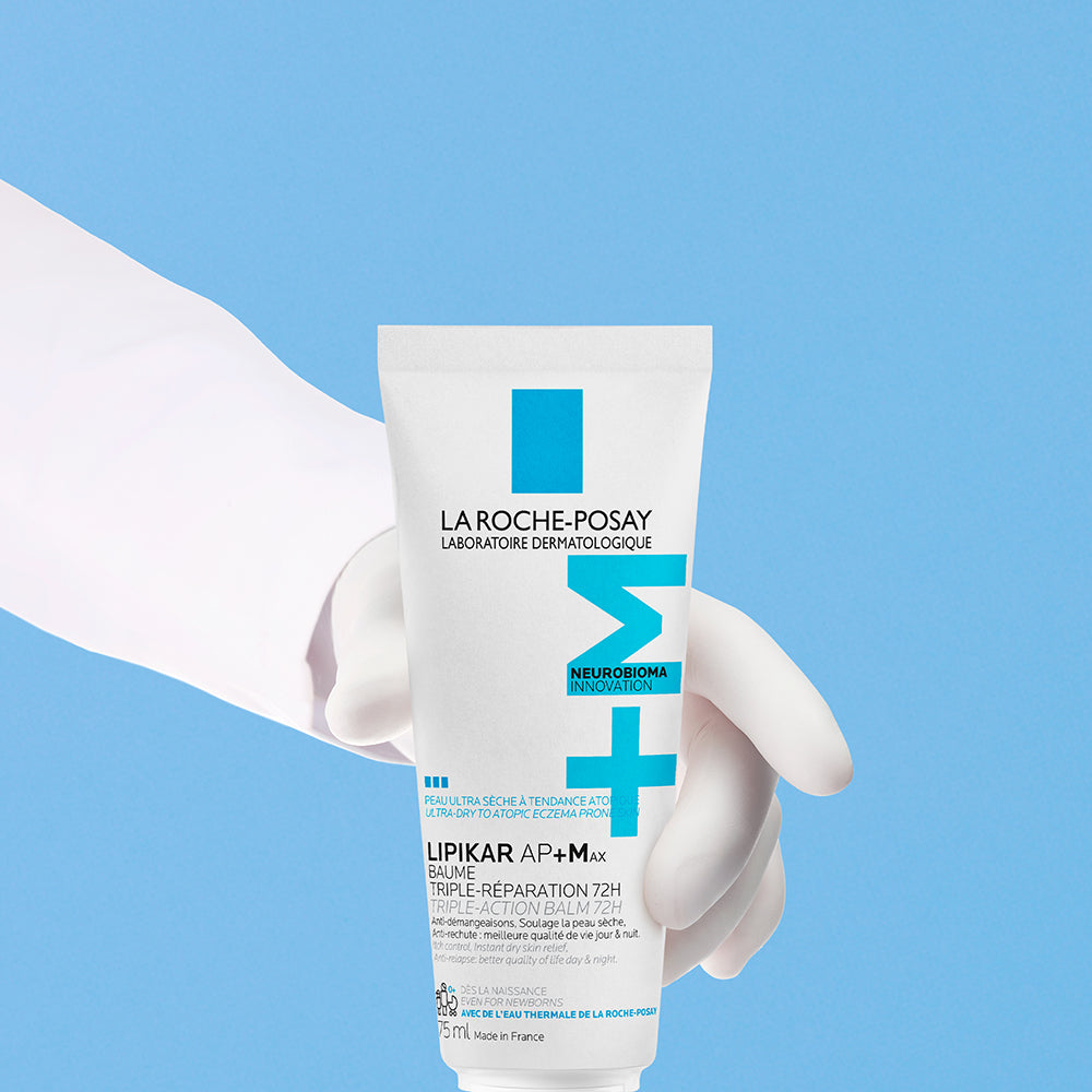 La Roche-Posay LIPIKAR Balm AP+Max Triple-Action Balm with Neurobioma for Ultra-Dry to Atopic Eczema-Prone Skin 75ML