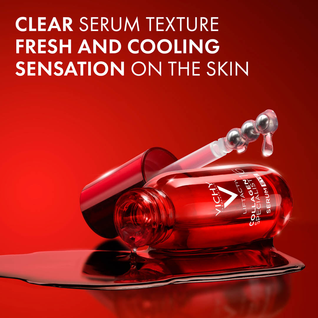 Vichy Liftactiv Collagen 16 Eye Serum to Boost and Bond All Collagen Families with Co Bonding Technology For Men and Women, 15ml