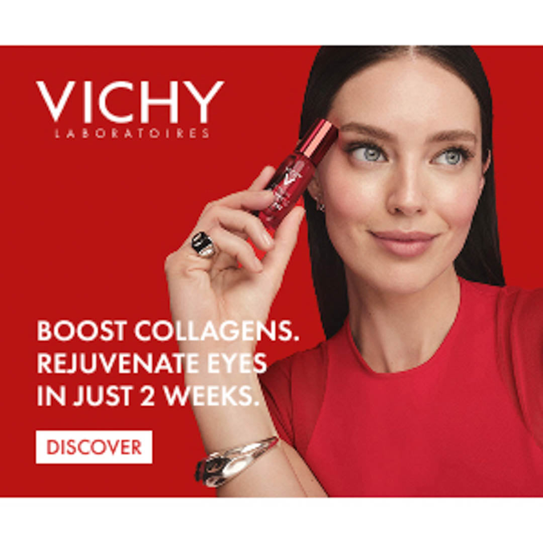 Vichy Liftactiv Collagen 16 Eye Serum to Boost and Bond All Collagen Families with Co Bonding Technology For Men and Women, 15ml