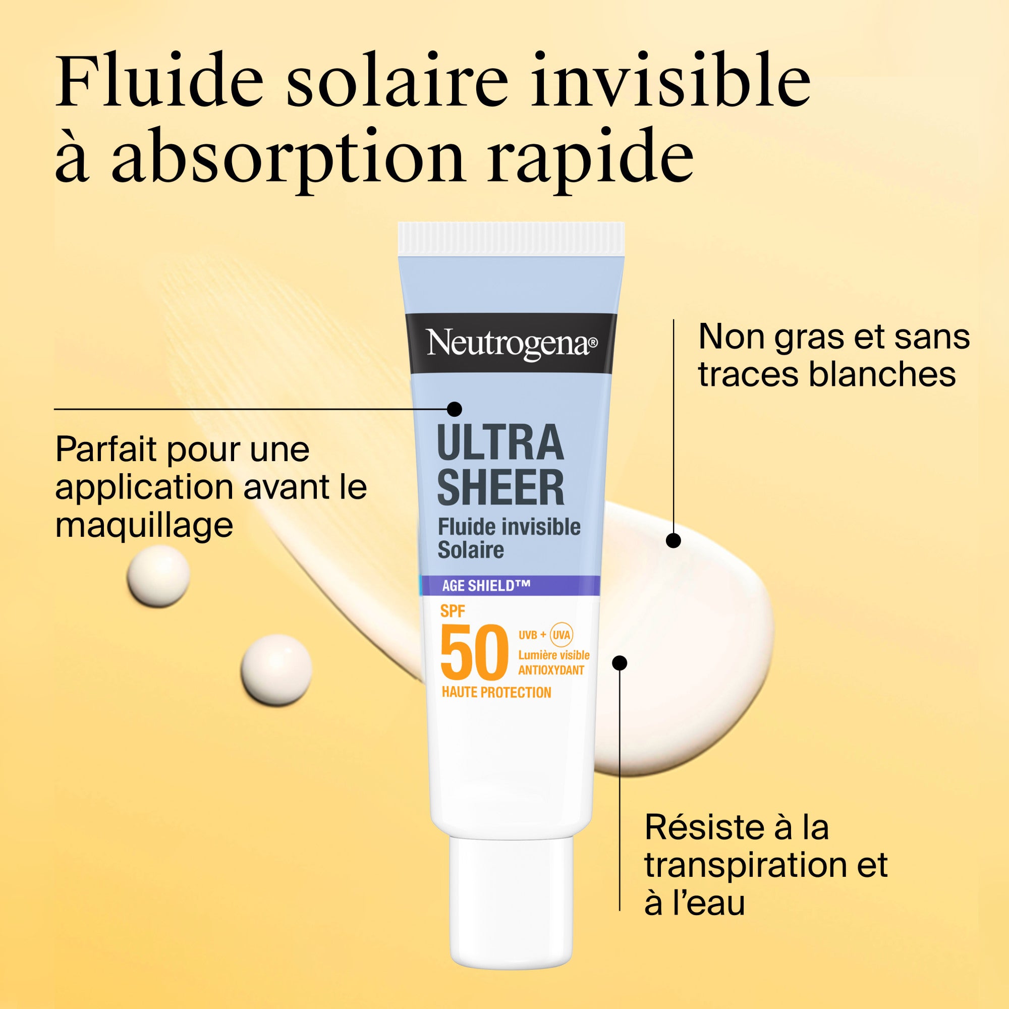 Neutrogena Ultrasheer Age Shield Fluid Sunscreen SPF 50