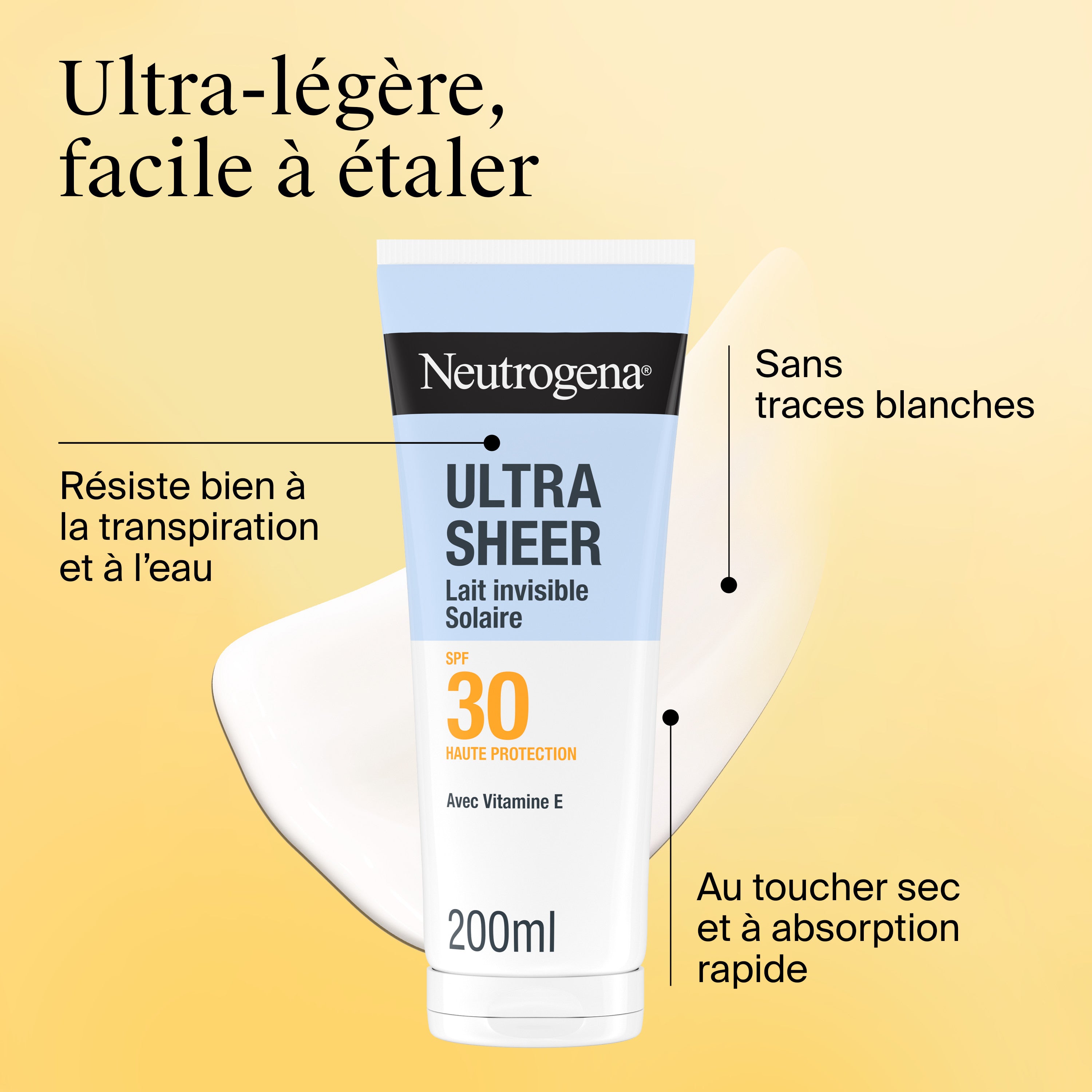 Neutrogena Ultra Sheer Invisible Body Lotion Sunscreen SPF30