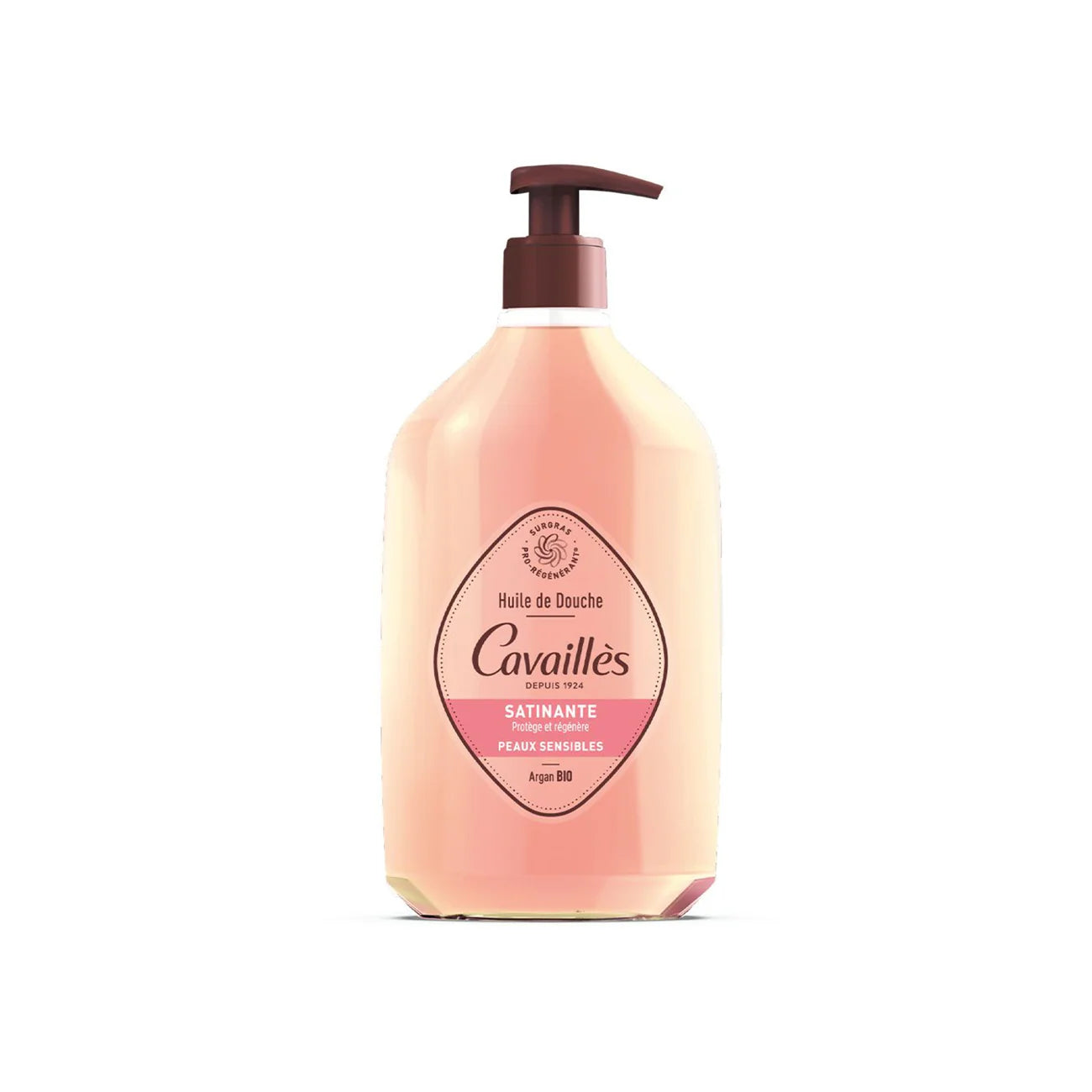 Satiny Shower Oil Enriched with Argan & Rose Oils
