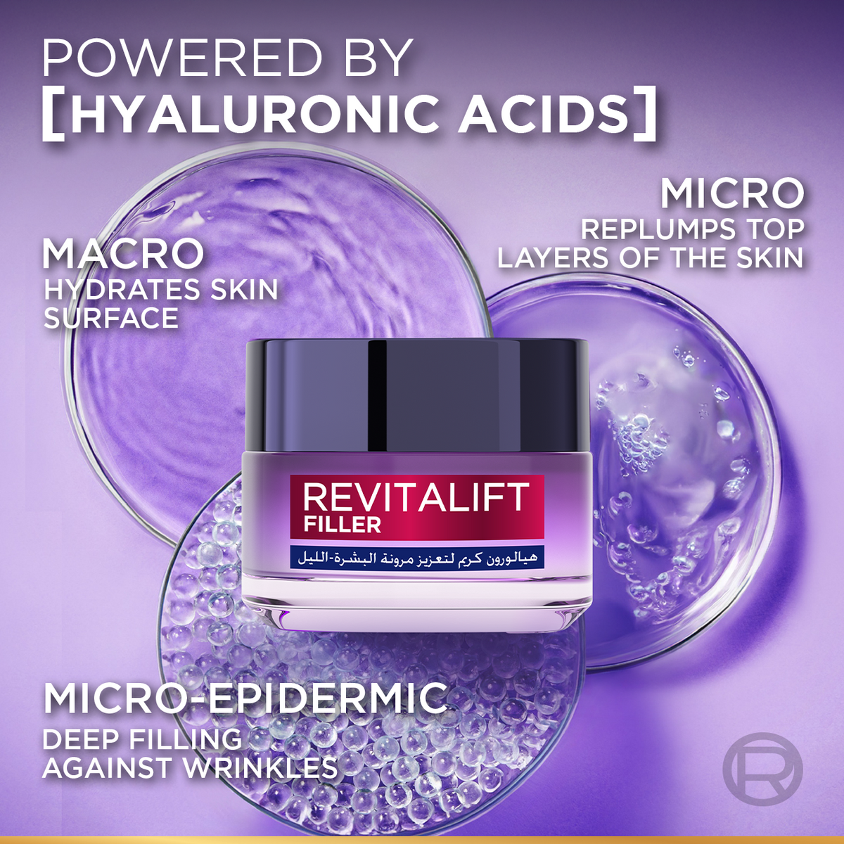 L’Oréal Paris, Revitalift Hydrating and Moisturizing Night Cream, for Wrinkles Reduction and  Skin Elasticity Improvement, Formulated with Pro-Retinol, 50ml