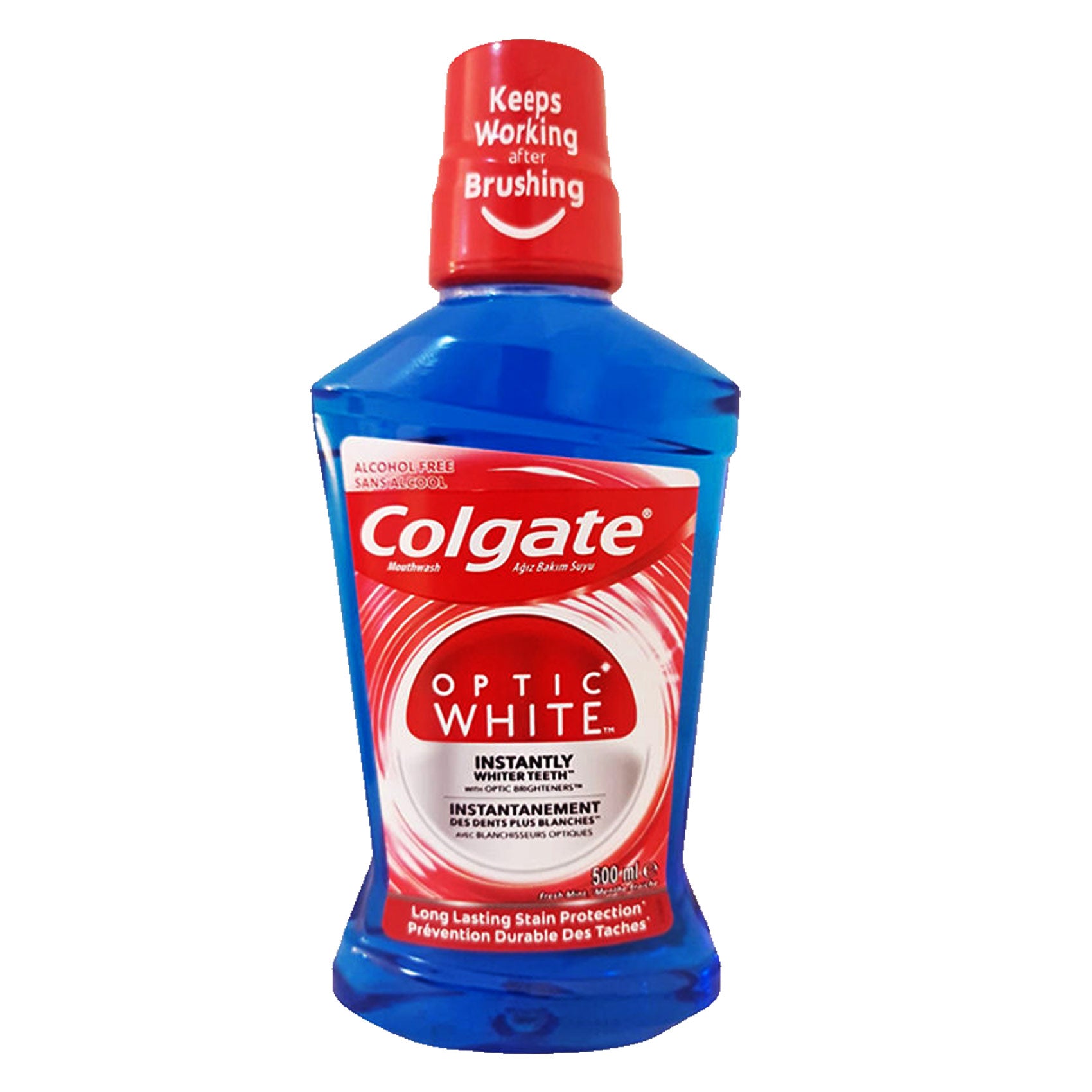Colgate Optic White Mouthwash 500 mL -25%