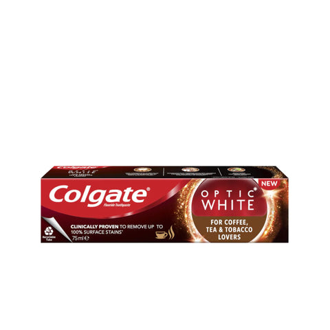 Colgate Optic White for coffee, tea & tobacco users 75ML - 25% off