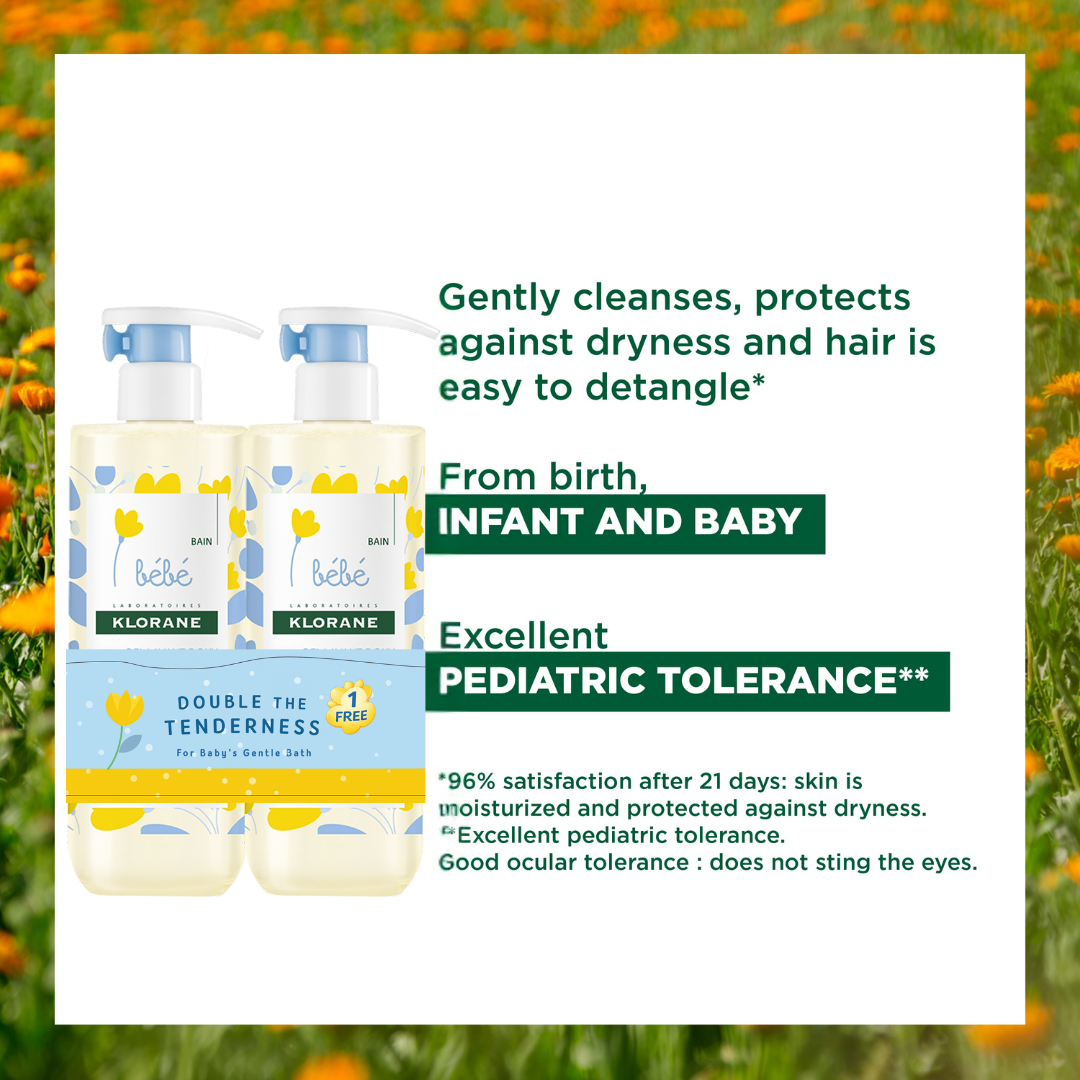 Buy One Get One Klorane Baby Gentle Foaming Gel 500ml
