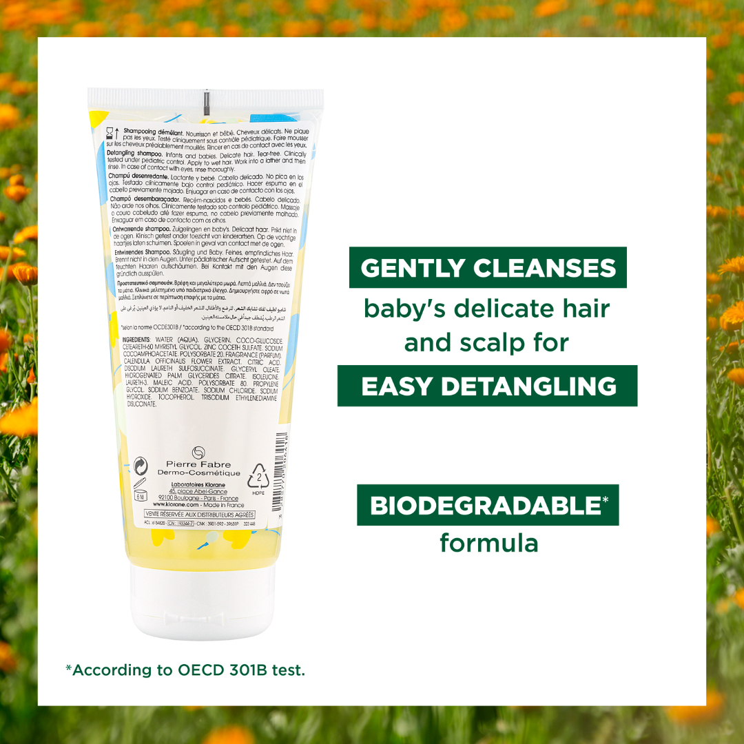 Klorane Baby Gentle Protective Shampoo 200ml