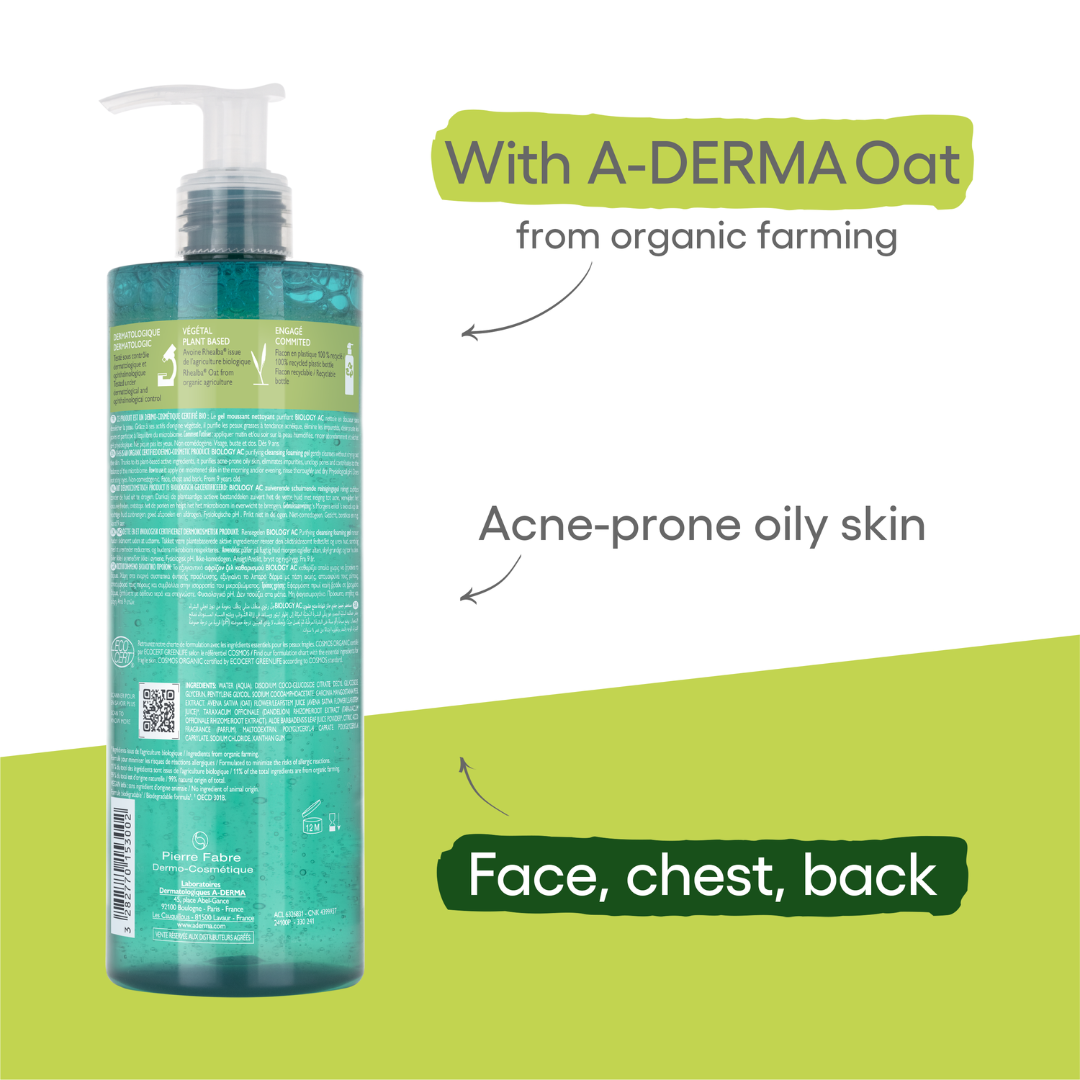 A-Derma Biology AC Purifying cleansing foaming gel