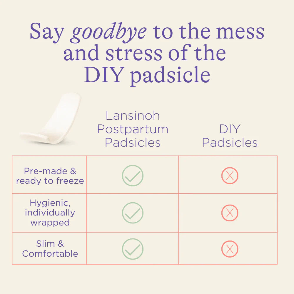 LANSINOH POSTPARTUM PADSICLES X 8