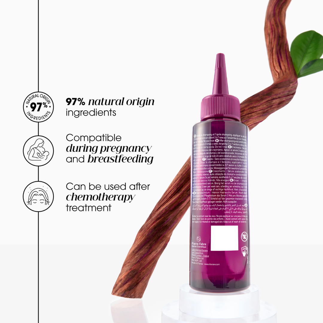 Klorane Quinine Intense Growth Accelerator Serum with Adenosine 100ml