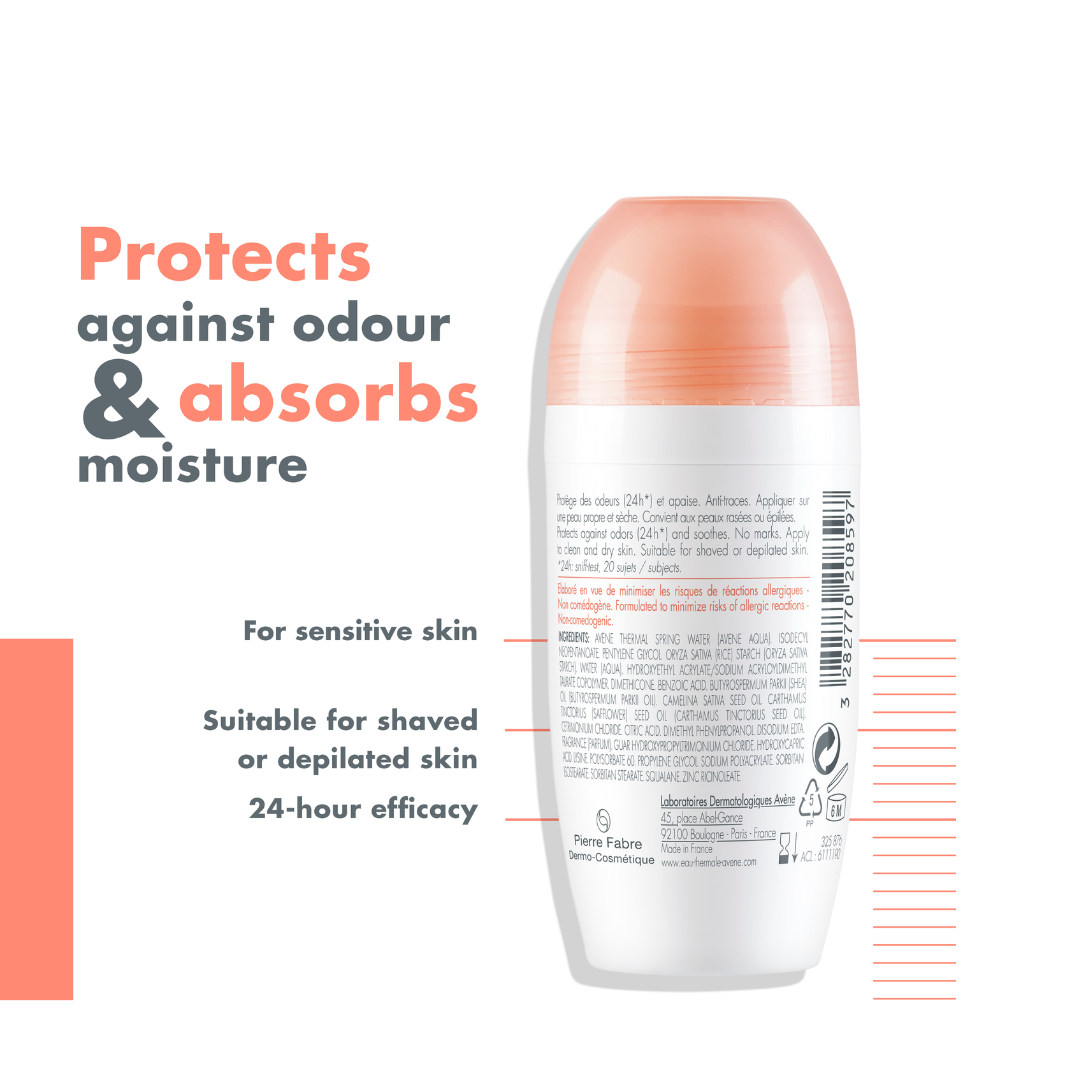 Avène Body 24-hour effective deodorant, 50ml