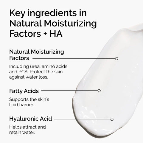 NATURAL MOISTURIZING FACTORS + HA 100ML/3.4FLOZ