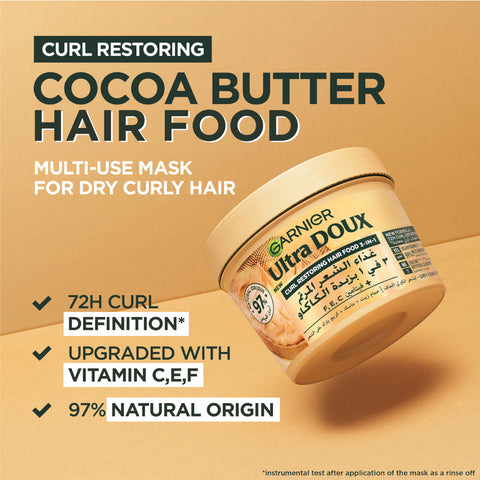 Ultra Doux Hair Food Cocoa Butter & Jojoba Oil 3 in 1 Treatment