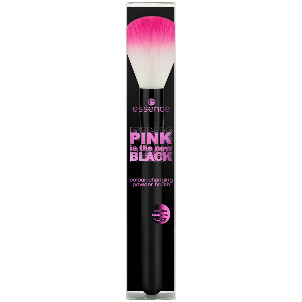 Essence Pink New Black Colour Changing Powder Brush 01