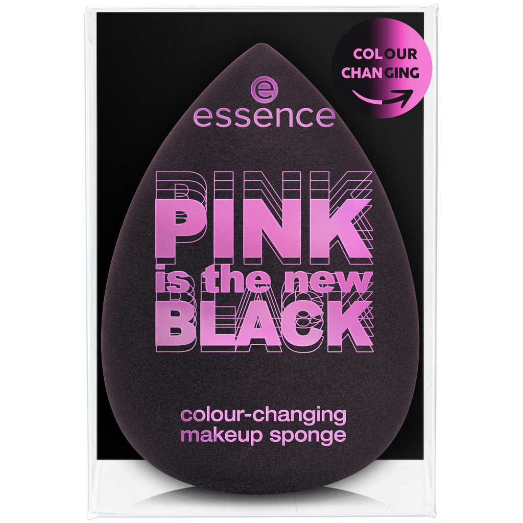 Essence Pink New Black Colour Changing Makeup Sponge 01