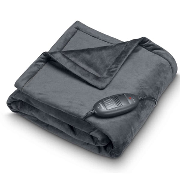 Beurer Cosy Heated Fleece Blanket with 6 Temperature Levels