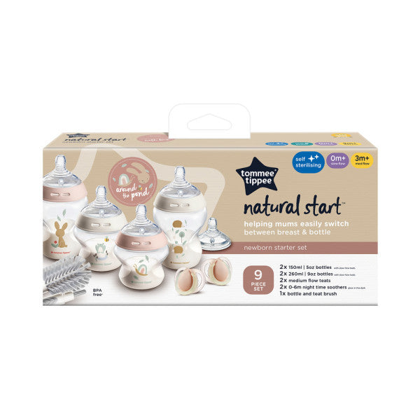 Baby Bottle Style Closer to Nature Birth Kit, Pink