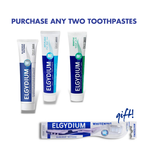 Buy Any 2 Toothpastes And Get Toothbrush For Free