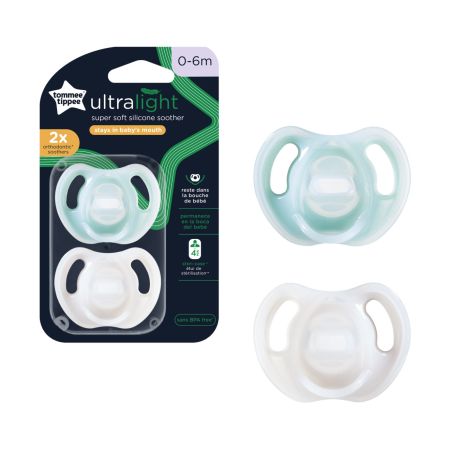 Tommee Tippee    2X ULTRALIGHT SOOTHERS