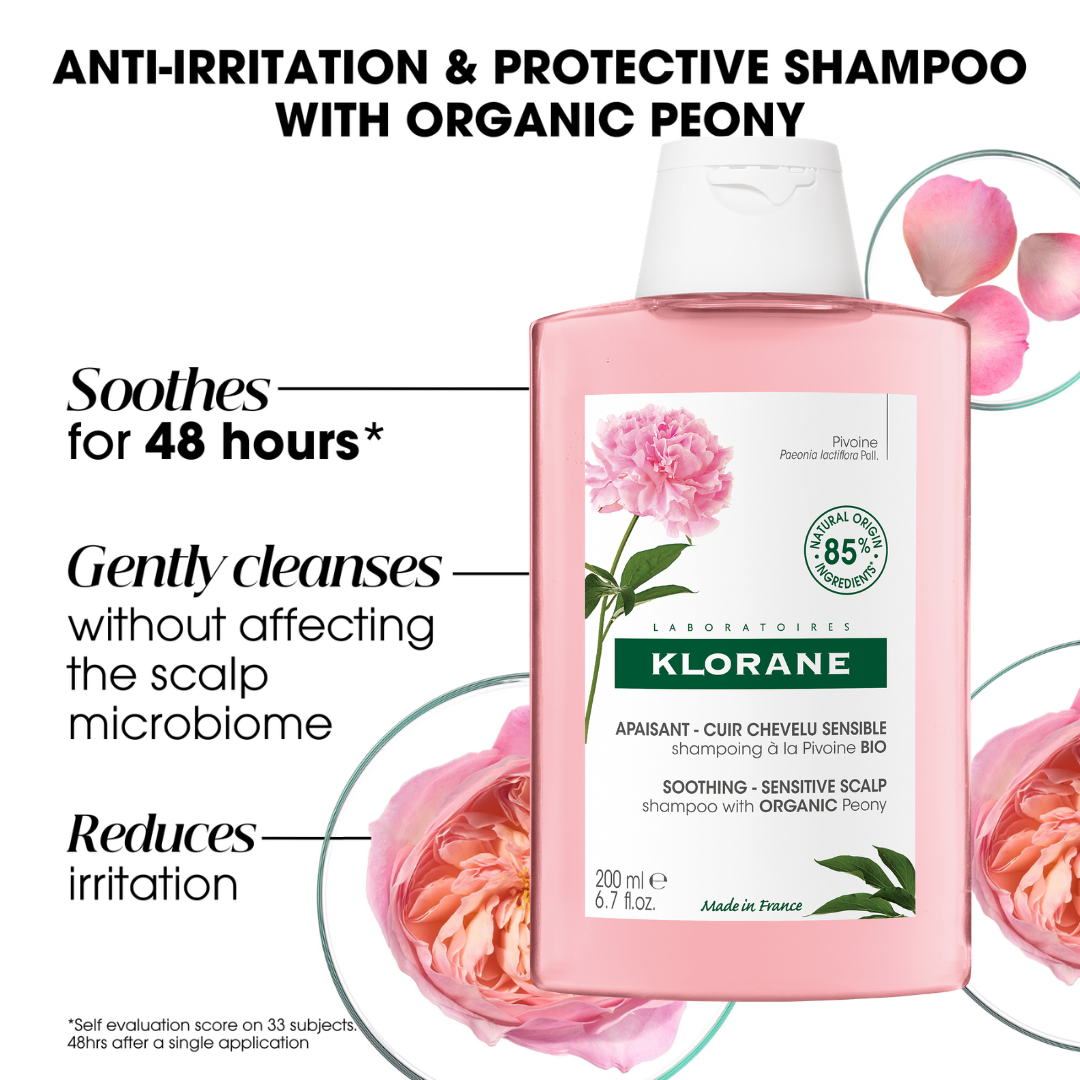 Klorane Soothing Peony Shampoo 200ml