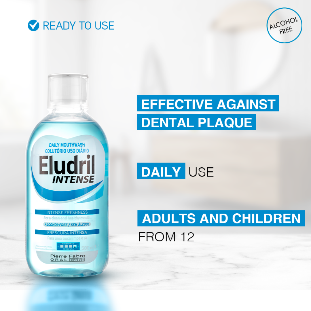 Eludril Intense Daily Mouthwash Intense Freshness 500ml