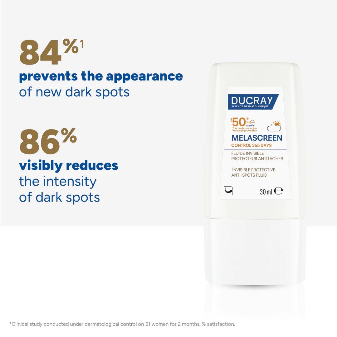 Ducray Melascreen SPF50+ Protective Anti-stain Fluid Invisible for pigmented skin, 30ml