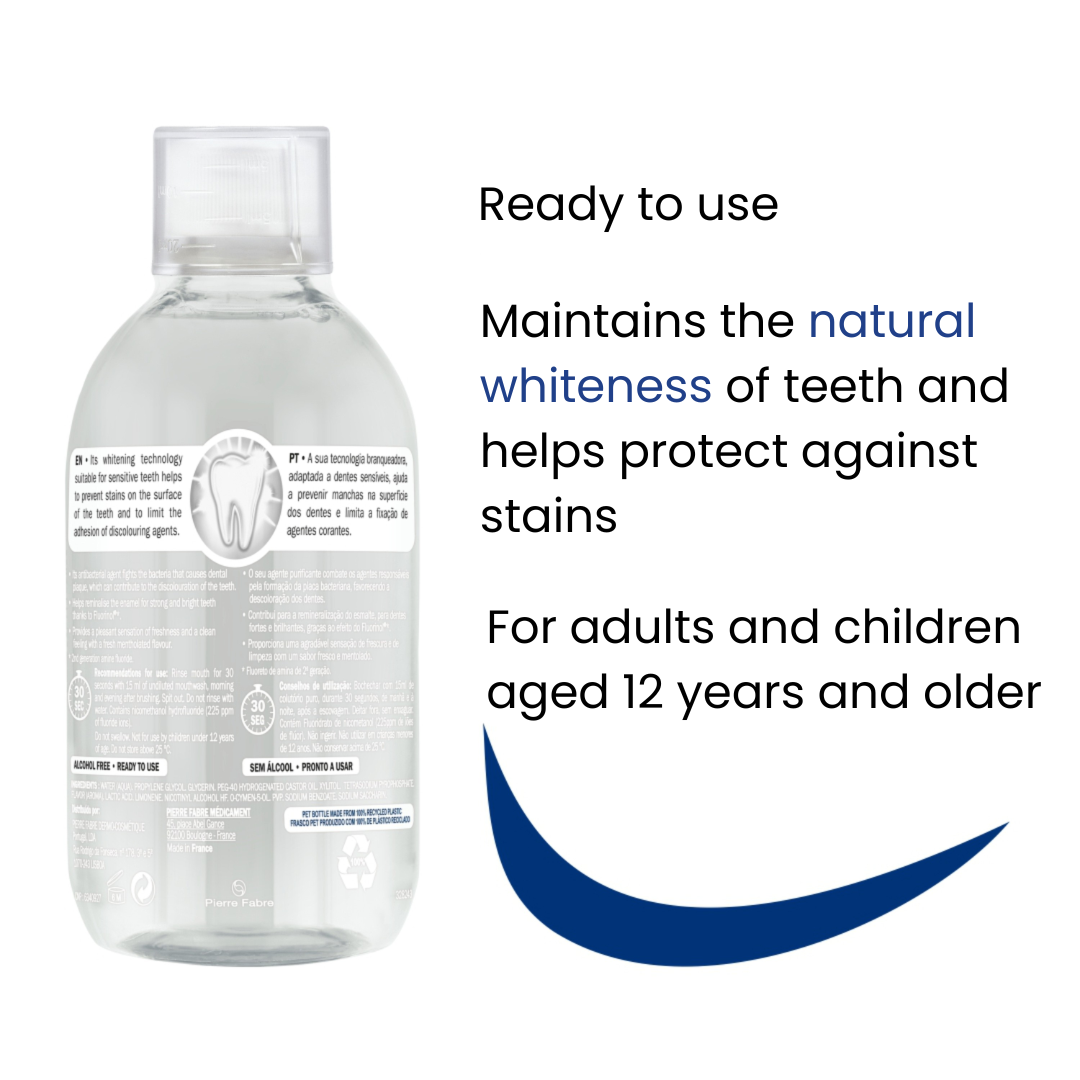 Eludril White Daily Whitening Mouthwash 500ml