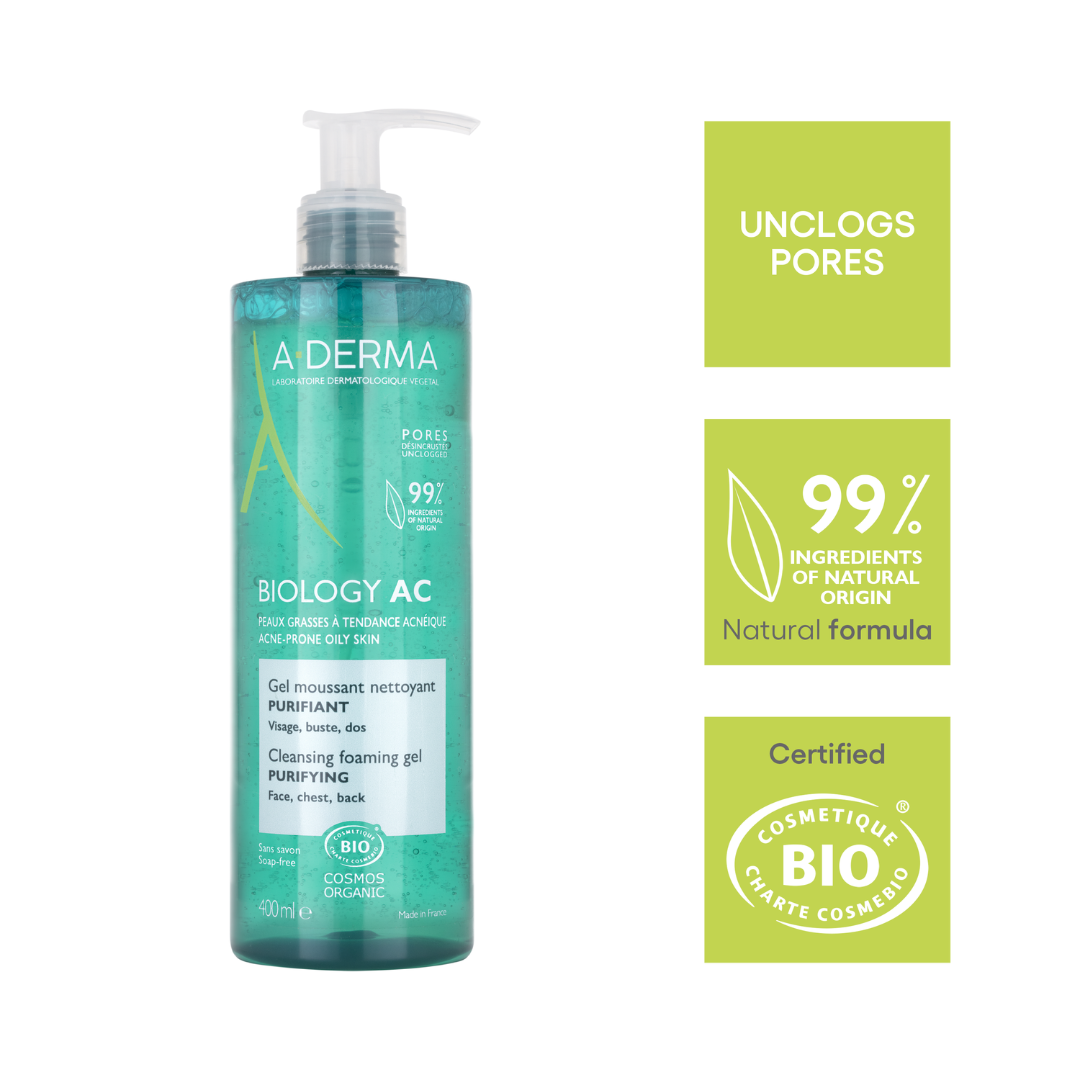 A-Derma Biology AC Purifying cleansing foaming gel