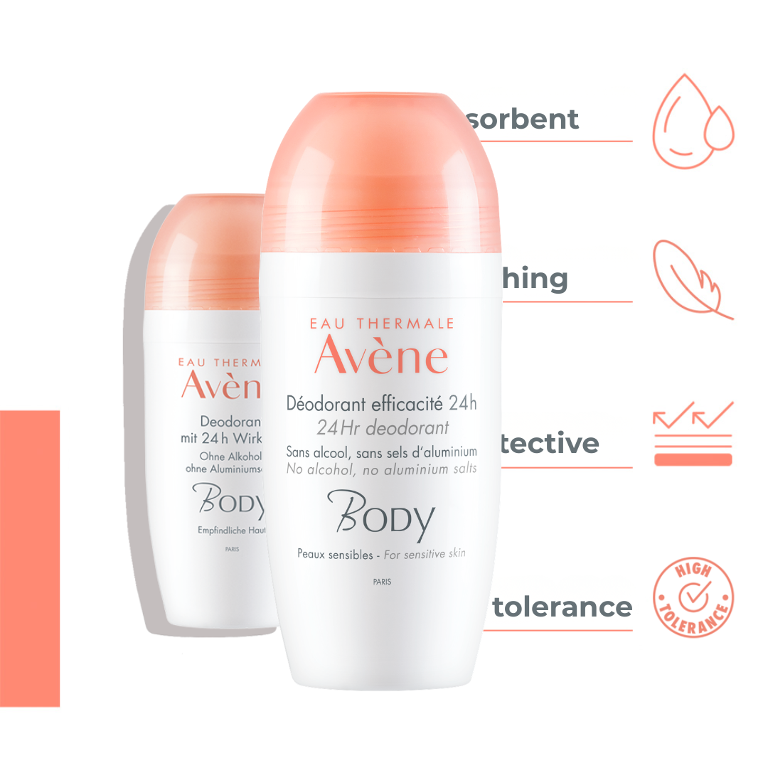 Avène Body 24-hour effective deodorant, 50ml