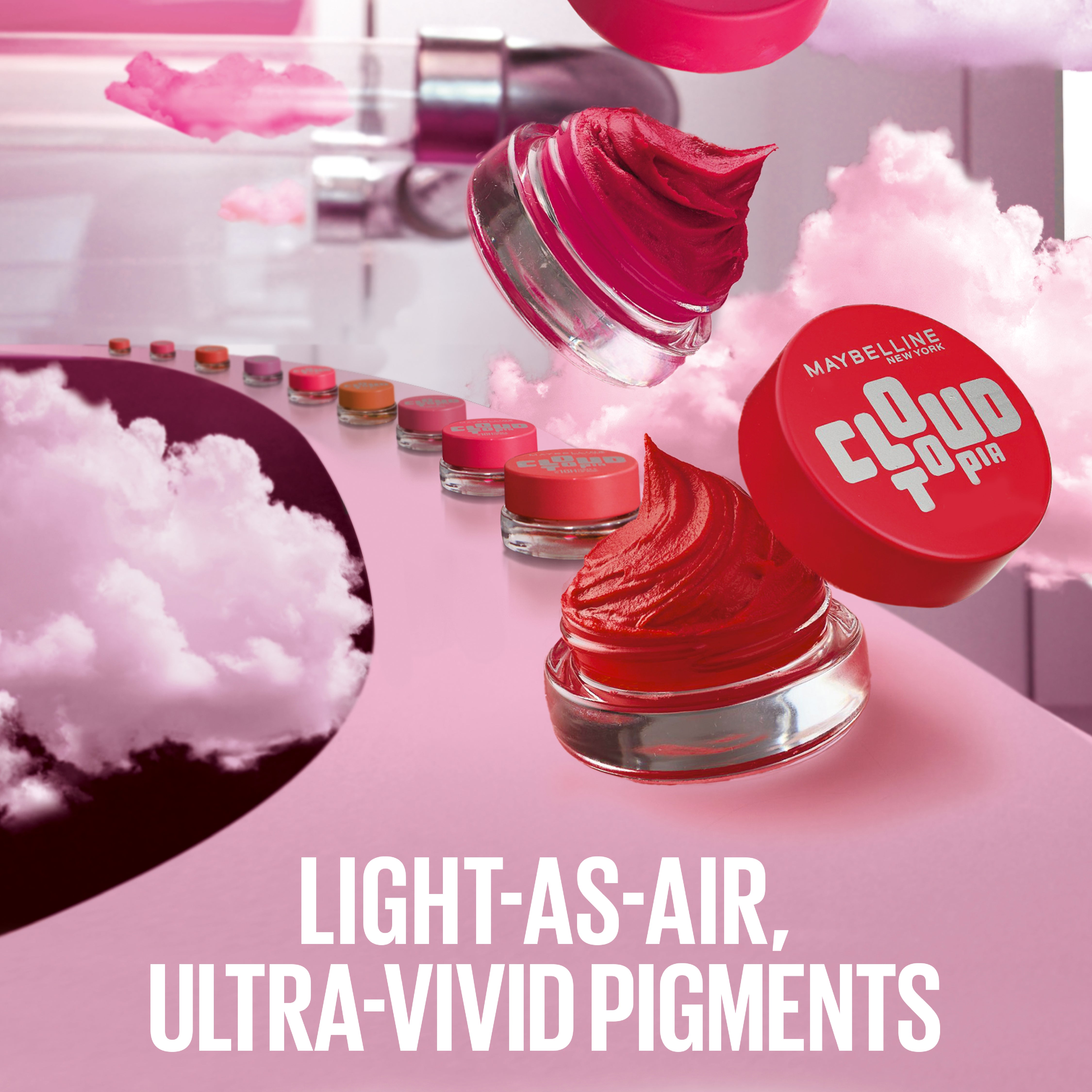 Cloudtopia Blush for Cheeks and Lip Mousse, Ultra-Vivid, Pigmented Formula for Up to 14HR