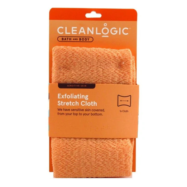 Cleanlogic Bath And Body Exfoliating Stretch Cloth Orange