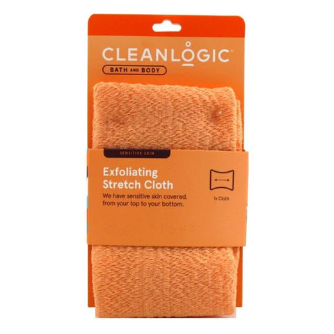Cleanlogic Bath And Body Exfoliating Stretch Cloth Orange