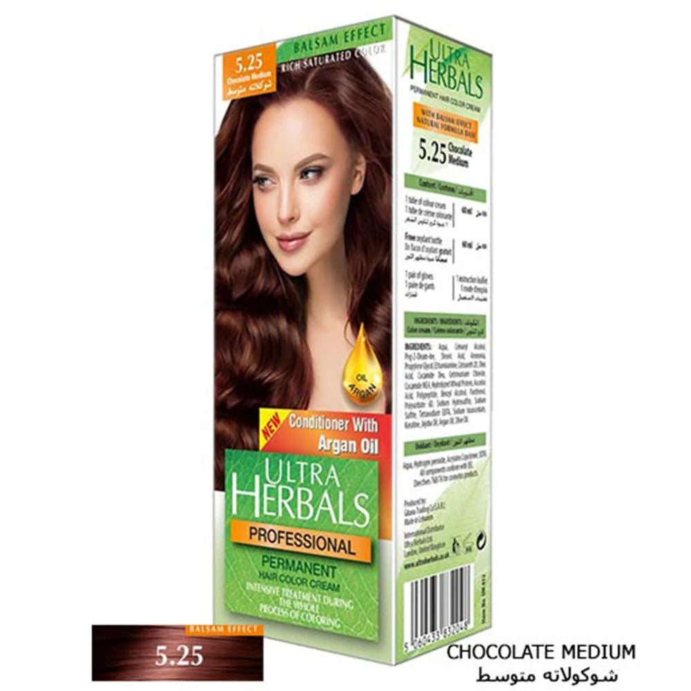 Ultra Herbals Professional Permanent Hair Color Cream
